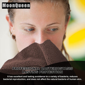 MOONQUEEN twelve cloths neatly folded and stacked for rotation convenience