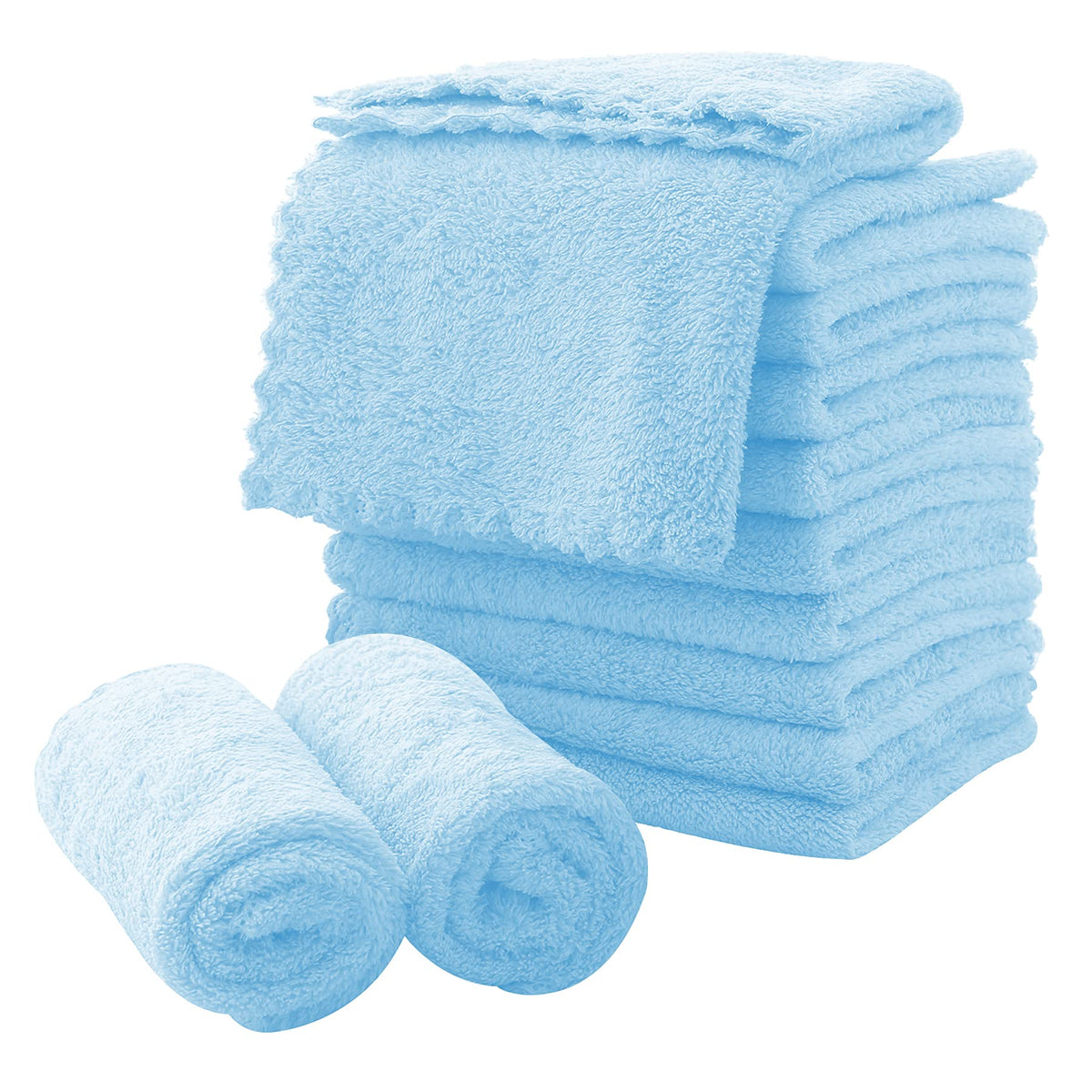 MOONQUEEN front packaging aquamarine cloths showing set and color benefits