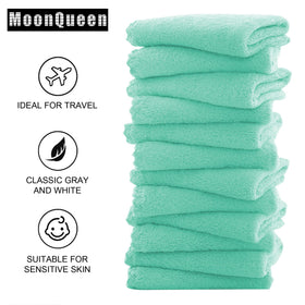 MOONQUEEN cloth in hand removing makeup efficiently with only water