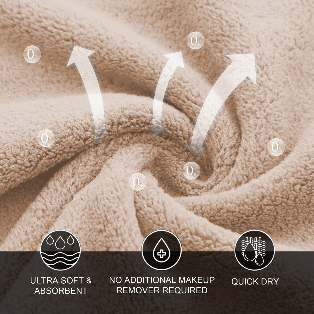 MOONQUEEN lifestyle bathroom vanity scene showing reusable eco-friendly cloths
