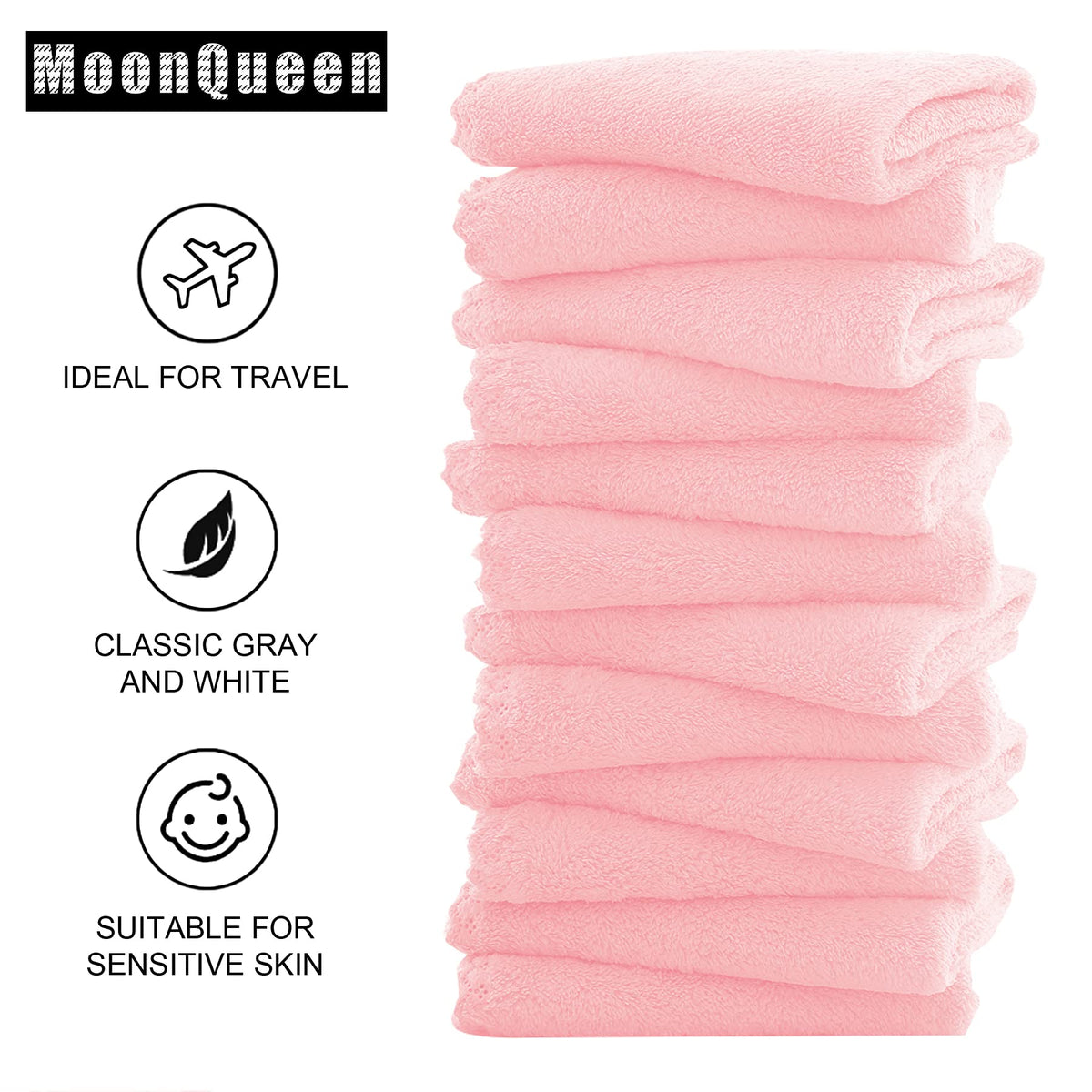 MOONQUEEN removing makeup to demonstrate effective water-only cleansing