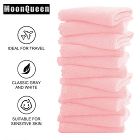 MOONQUEEN removing makeup to demonstrate effective water-only cleansing
