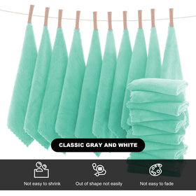 MOONQUEEN stacked cloths demonstrating size and quantity for family rotation