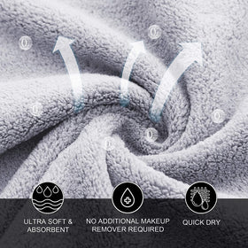 MOONQUEEN towel tucked in a cosmetic bag showing portability and quick touch-up benefit