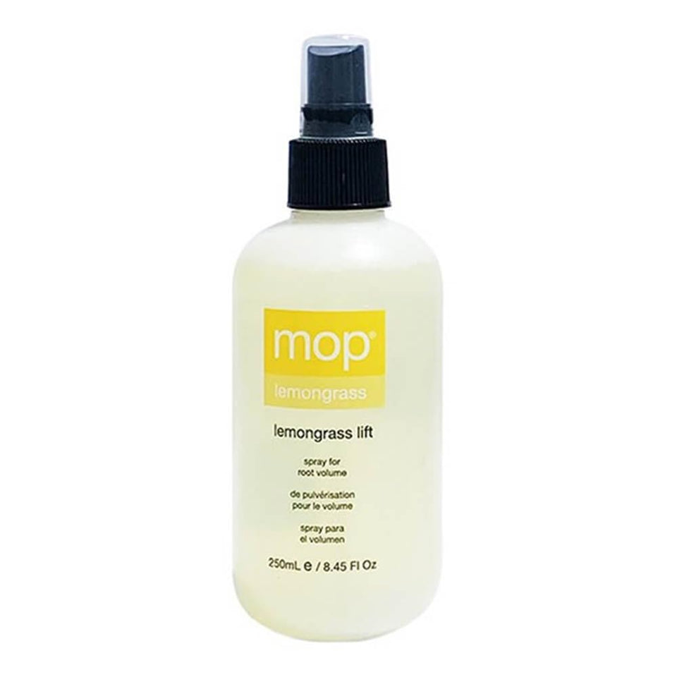 MOP lemongrass lift front bottle showing clean packaging and clear benefit