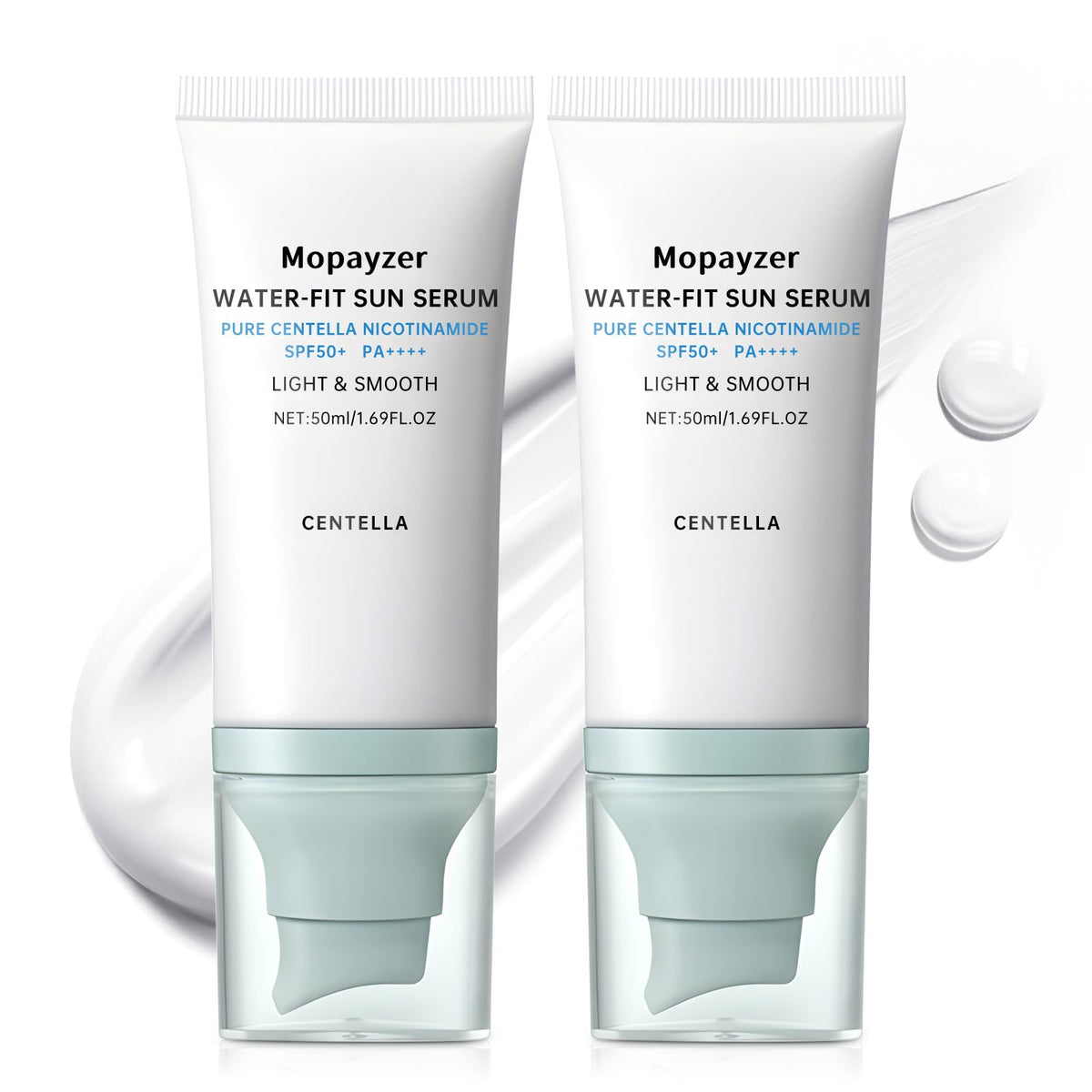 mopayzer front packaging showing SPF 50 protection and compact design