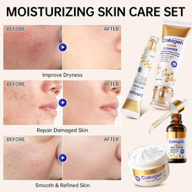 mopayzer routine layout flatlay illustrating an easy morning and night regimen