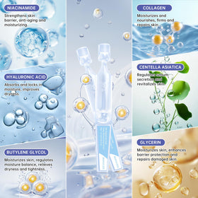 mopayzer vial open and pouring serum demonstrating easy single-use application