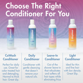 MopTop label detail with directions emphasizing easy-use benefits and routine guidance