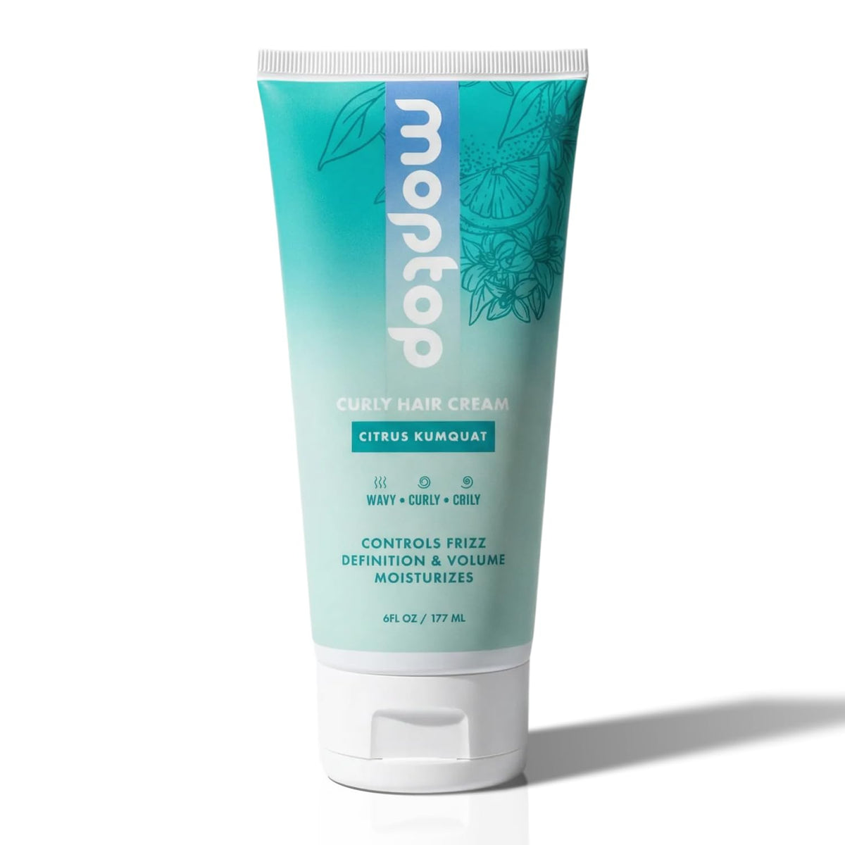 MopTop front packaging showing 6oz cream and clear benefits