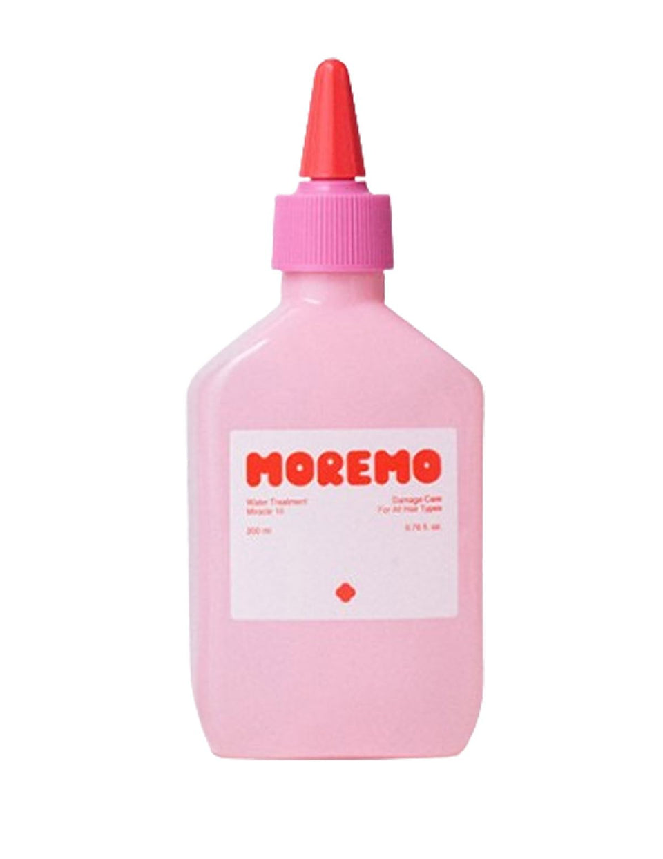 MOREMO front packaging showing 200ml bottle and clear label for recognition and purchase confidence
