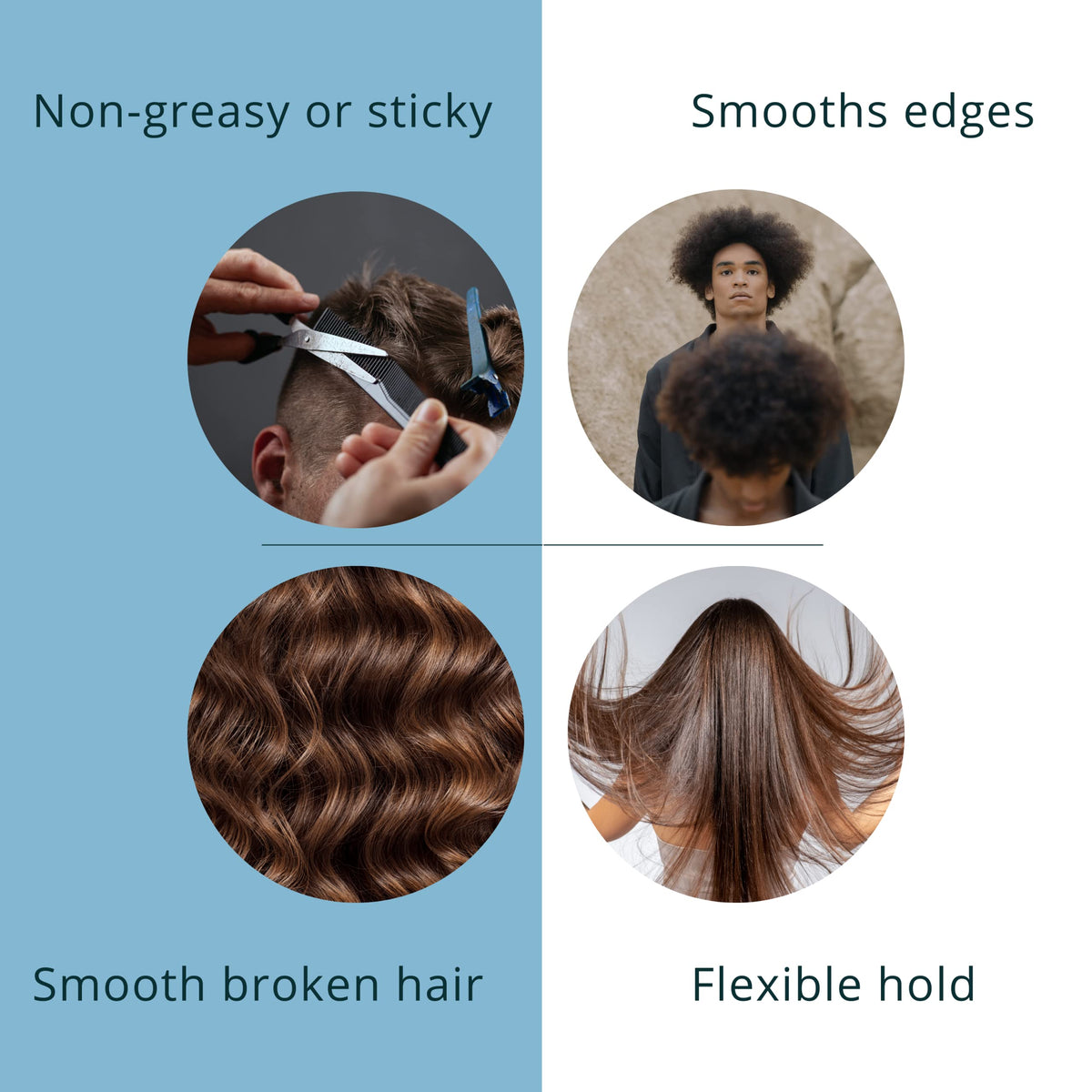 Morfose used on braid close-up showing neat edges and long-lasting hold benefit