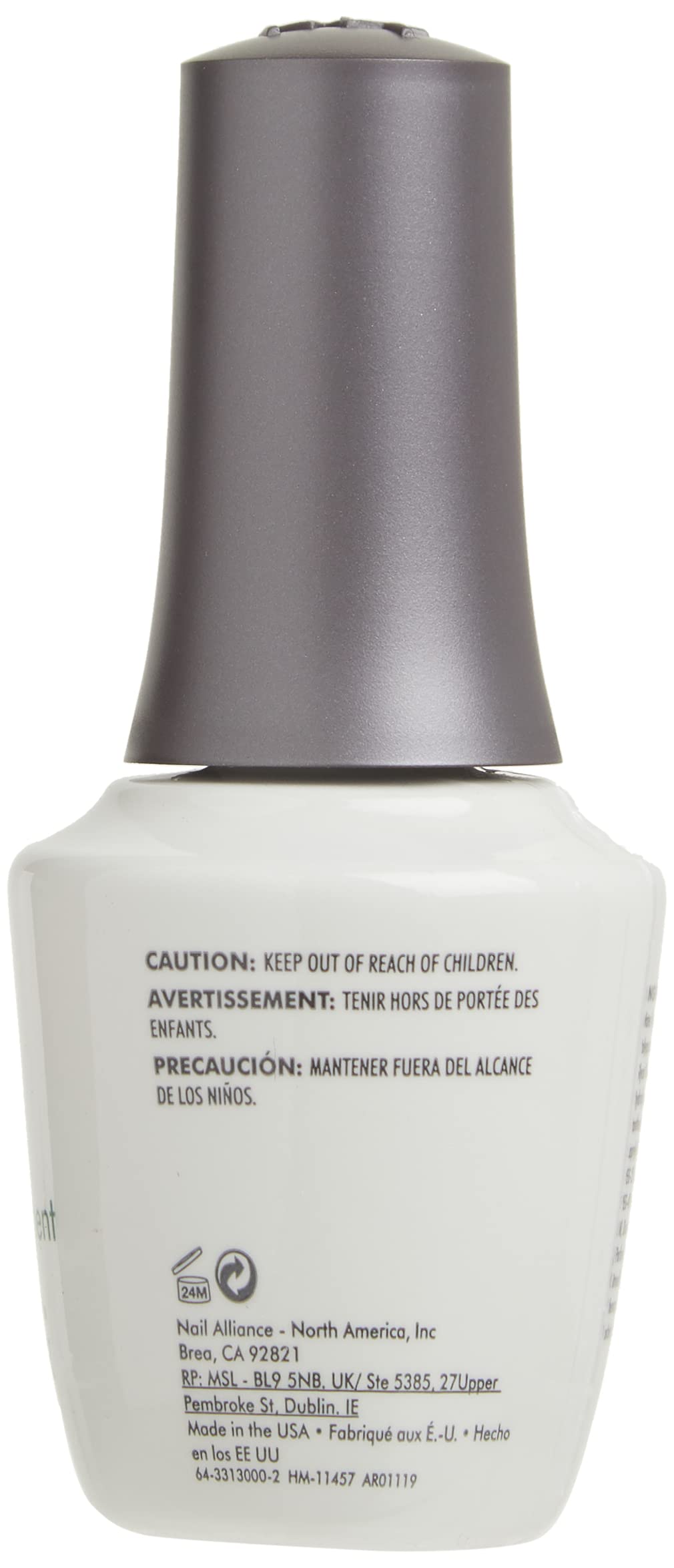 Morgan Taylor keratin treatment texture close-up showing strengthening action