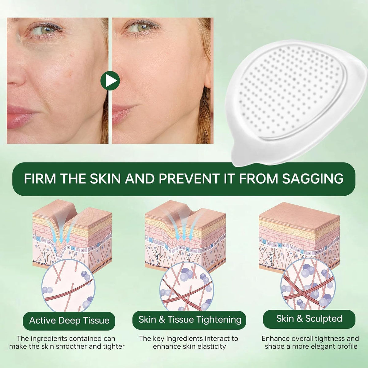 Generic moringa patch applied on skin in lifestyle setting for comfortable wear