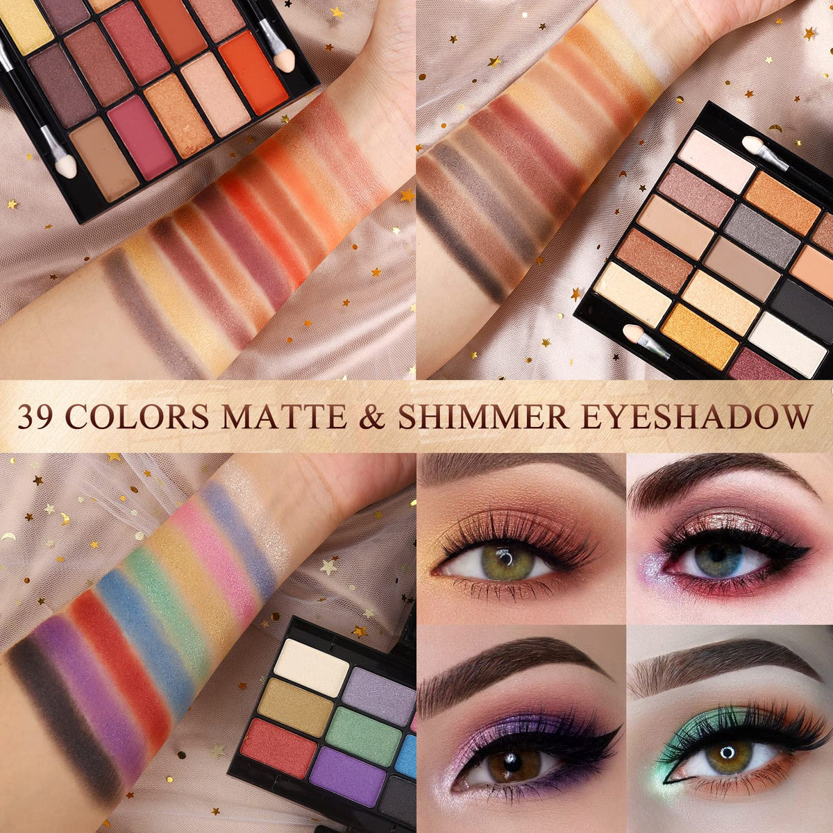 MORNECA eyeshadow close-up showing smooth texture and high pigment payoff