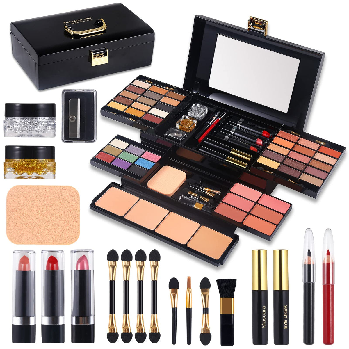 MORNECA front packaging showing full 58-color kit for versatile looks