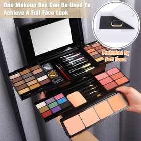 MORNECA applied in use creating a natural daytime makeup look