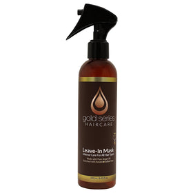 Moroccan Gold Series front bottle showing label and size for clear product identification and benefit