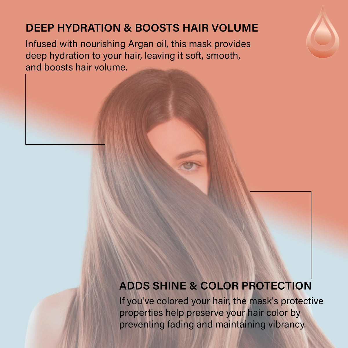 Moroccan Gold Series in-shower application demonstrating easy use and hydration