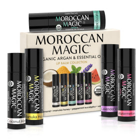 Moroccan Magic five-pack front packaging showing variety and gift-ready appeal