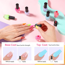 Morovan base and top coat bottles showing protection and glossy finish