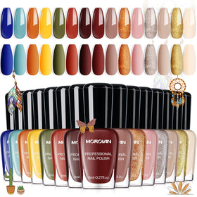 Morovan front packaging showing all 15 colors and palette versatility