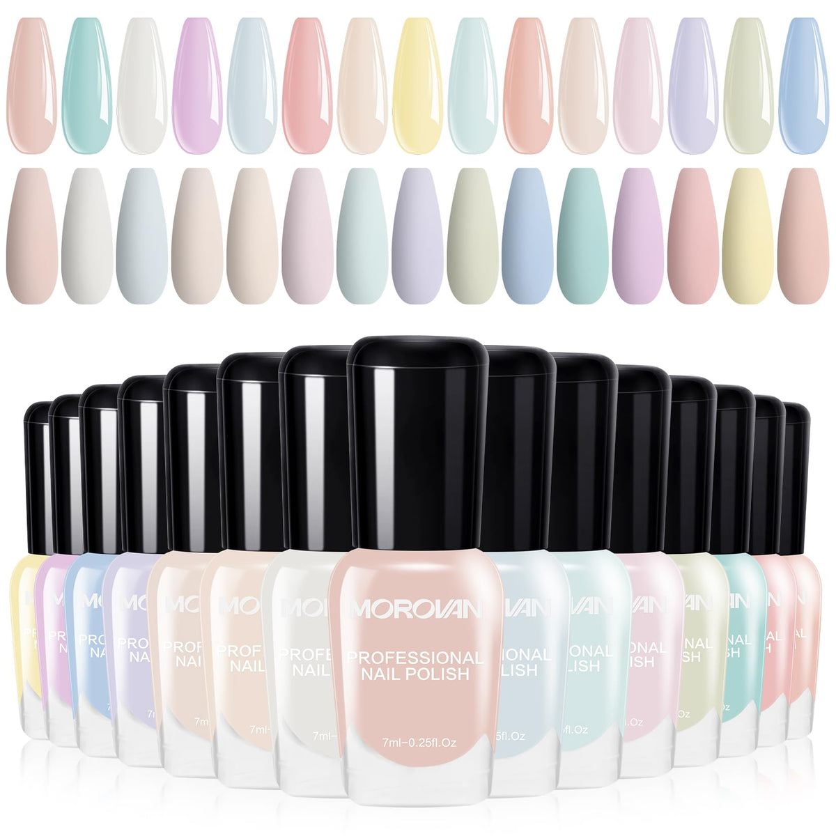 Morovan front packaging showing pastel set, great for gifting