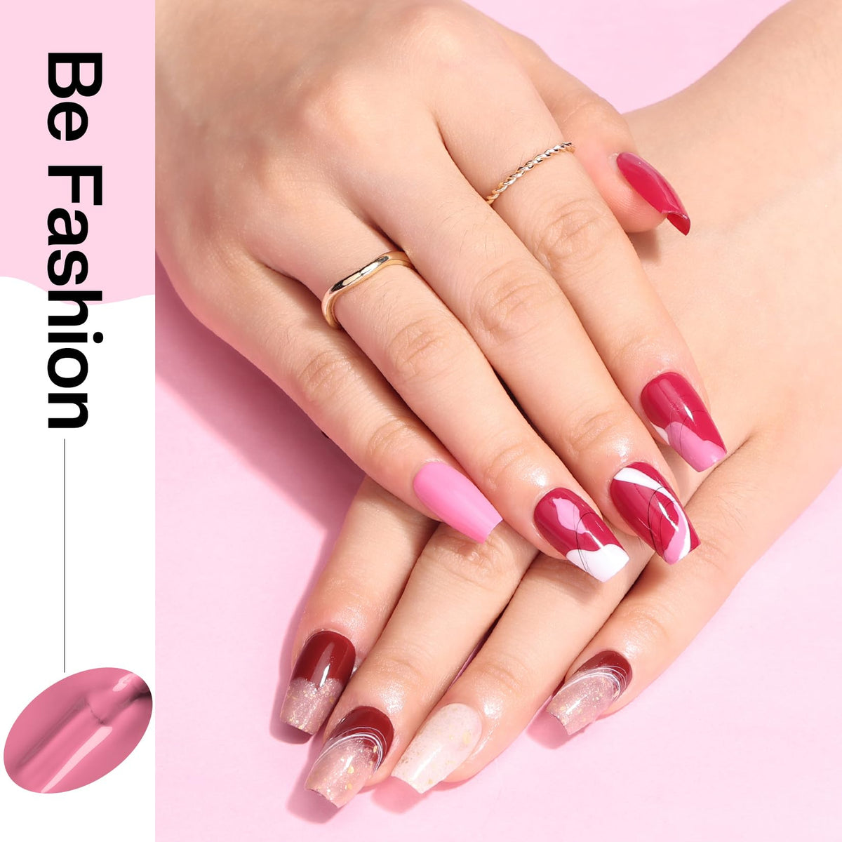 Morovan polish texture close-up highlighting high-gloss shine and rich pigment