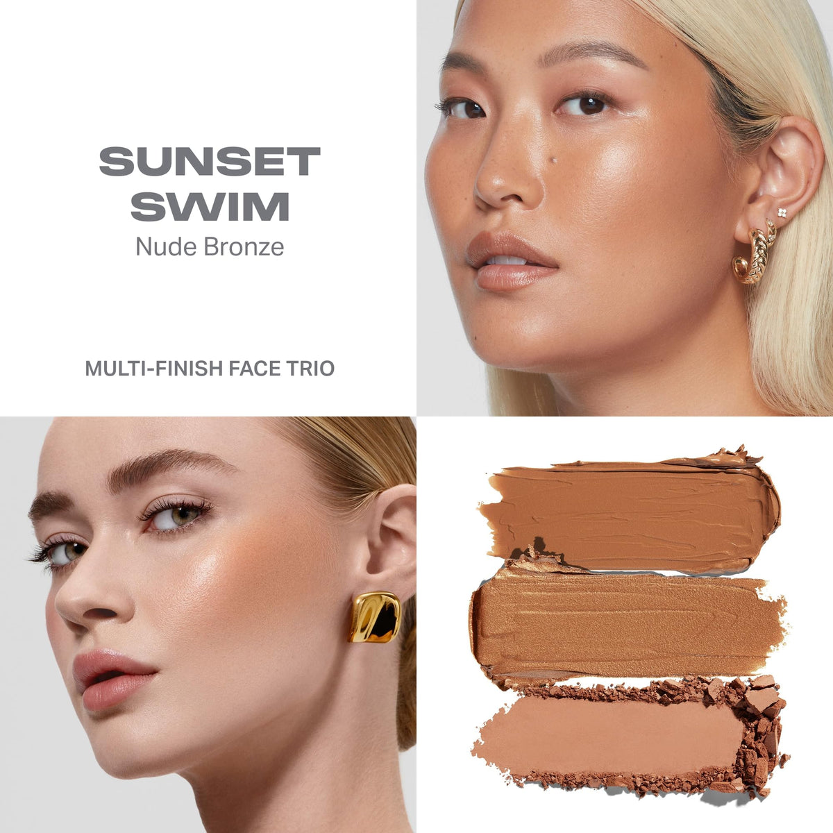 MORPHE open palette textures showing cream balm and powder for customizable finishes