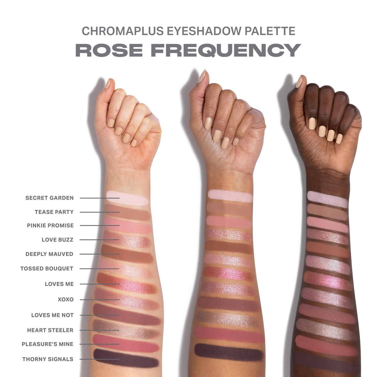 MORPHE matte shade swatch demonstrating smooth blendable finish