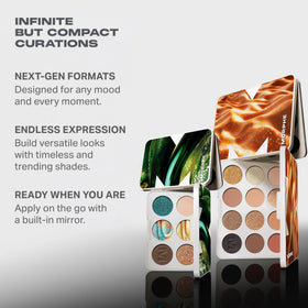 MORPHE metallic pan reflecting light for high-impact lids