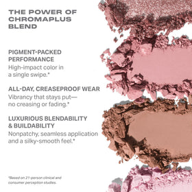 MORPHE shimmer pan close-up showing reflective sparkle for glam