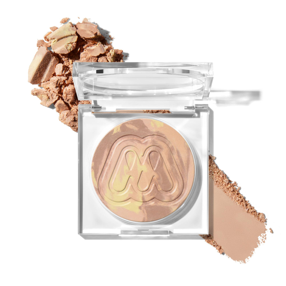 MORPHE compact front showing Sunrise shade and portable design benefit