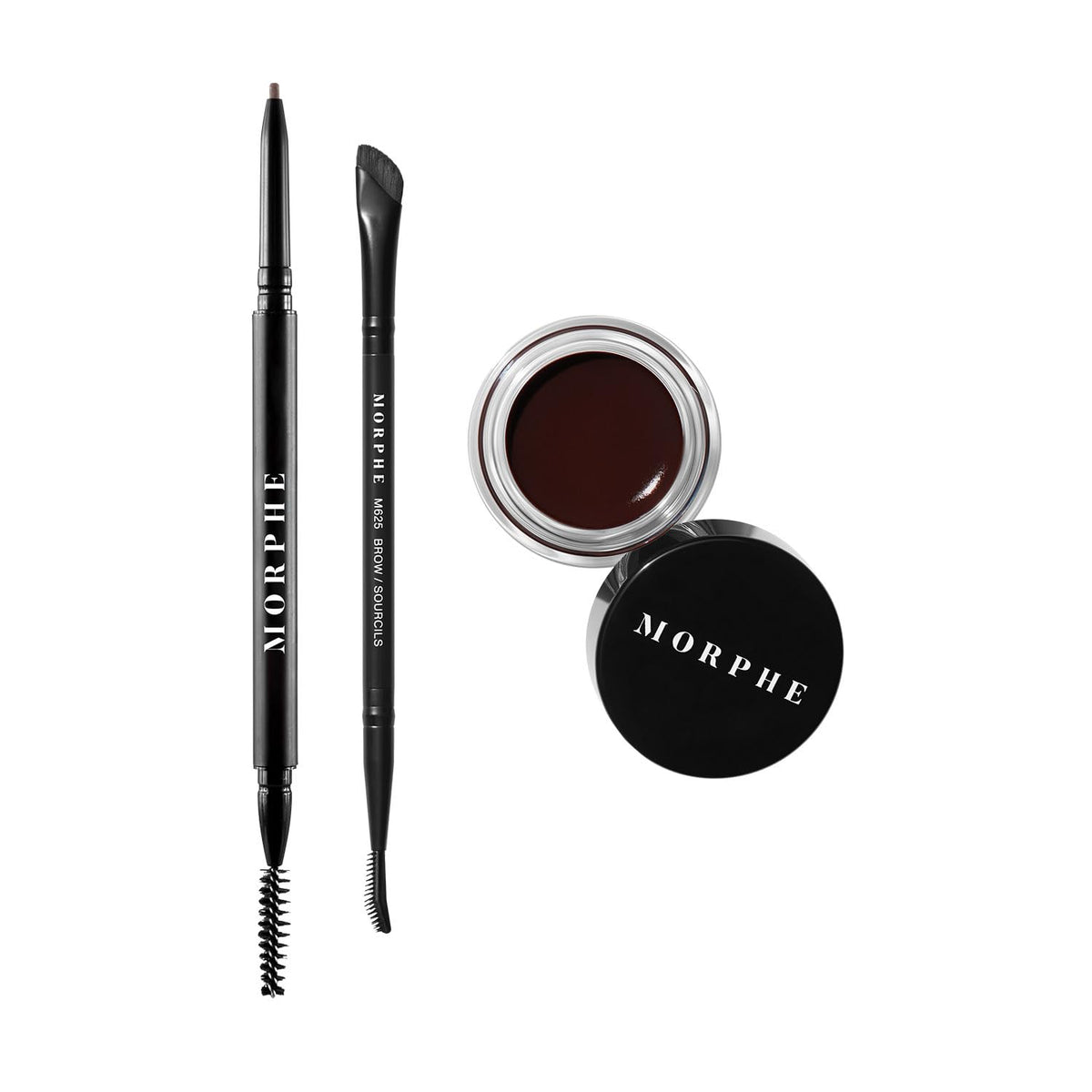 Morphe front packaging of High Archiever kit showing full contents and benefits
