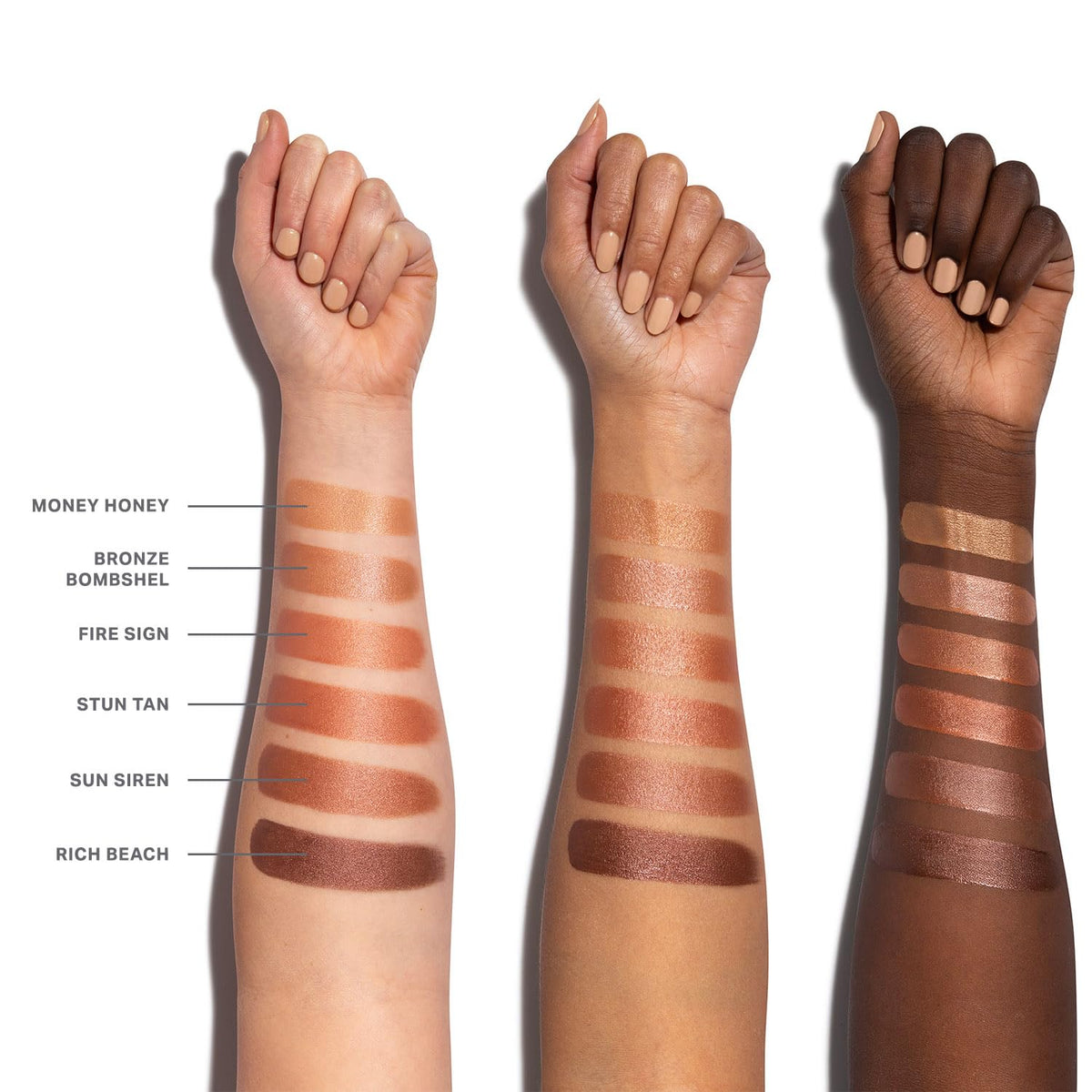 MORPHE mixed into foundation on palette illustrating customizable all-over tint