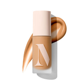 MORPHE front packaging of Lightform Dewy Foundation showing shade Tan 16N for easy selection