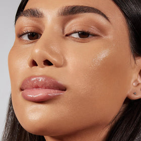 Morphe Lightform texture swatch on hand highlighting smooth spreadability and hydrated finish