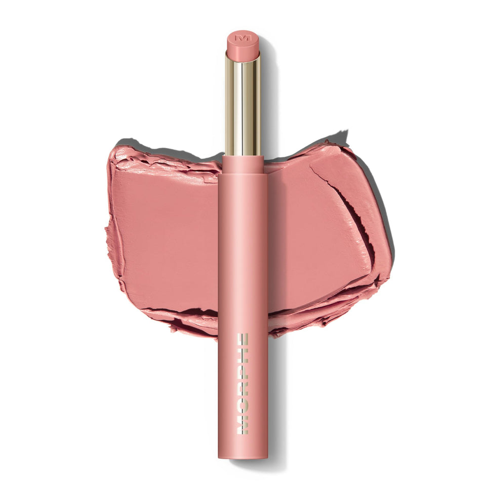 MORPHE front view of Ballet lipstick showing sleek tube and shade