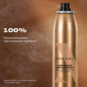 MORPHE bottle in hand demonstrating travel-sized convenience and portability