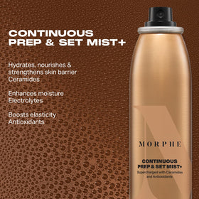 MORPHE mist texture visible in air illustrating micro-fine hydration benefit