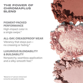 MORPHE close-up shimmer pan highlighting metallic finish and high payoff