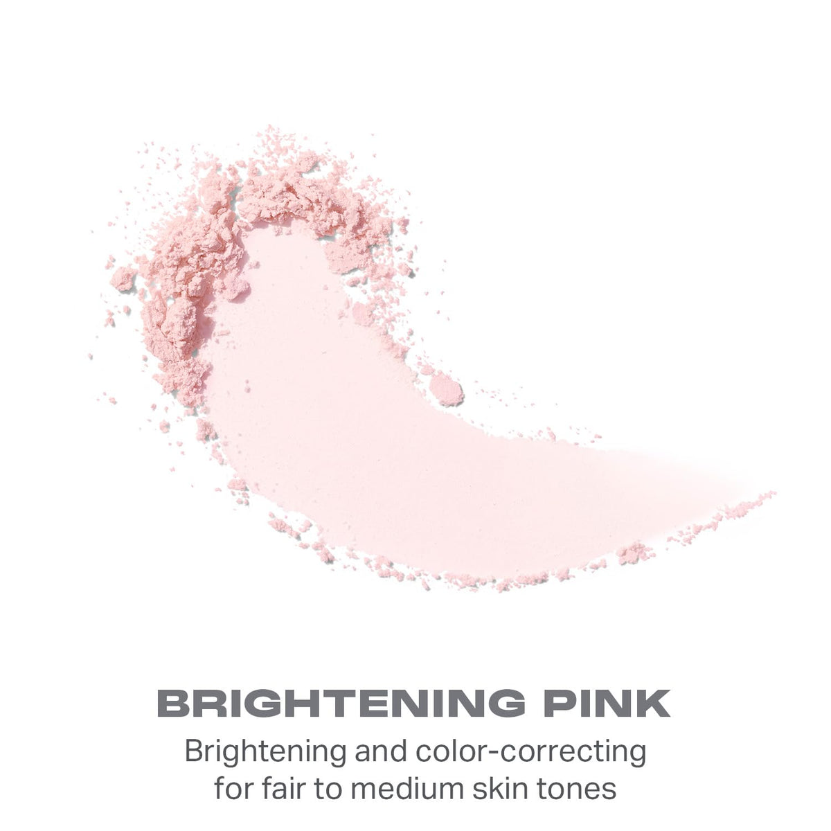 MORPHE powder applied with brush demonstrating quick mattifying benefit