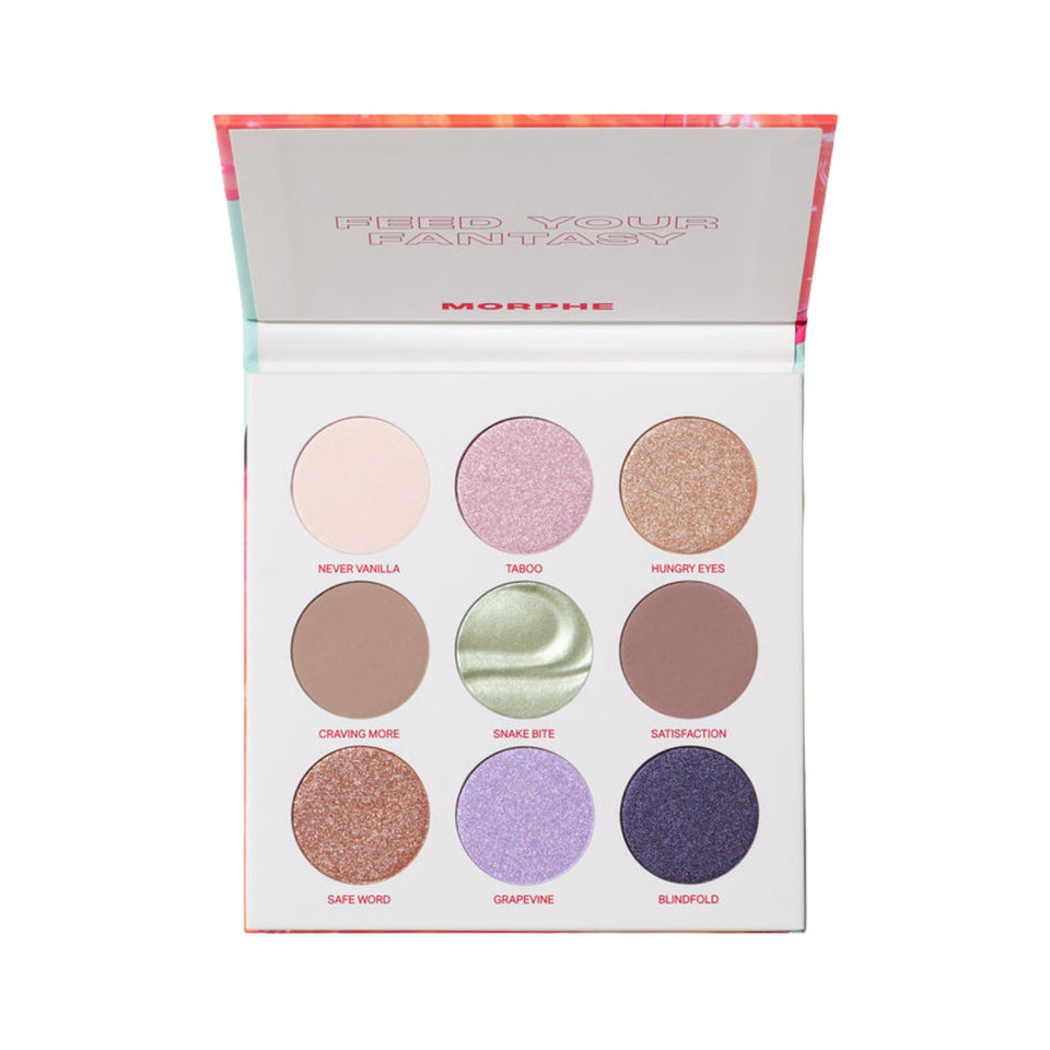 MORPHE front view of closed palette showing compact packaging and portable design benefit