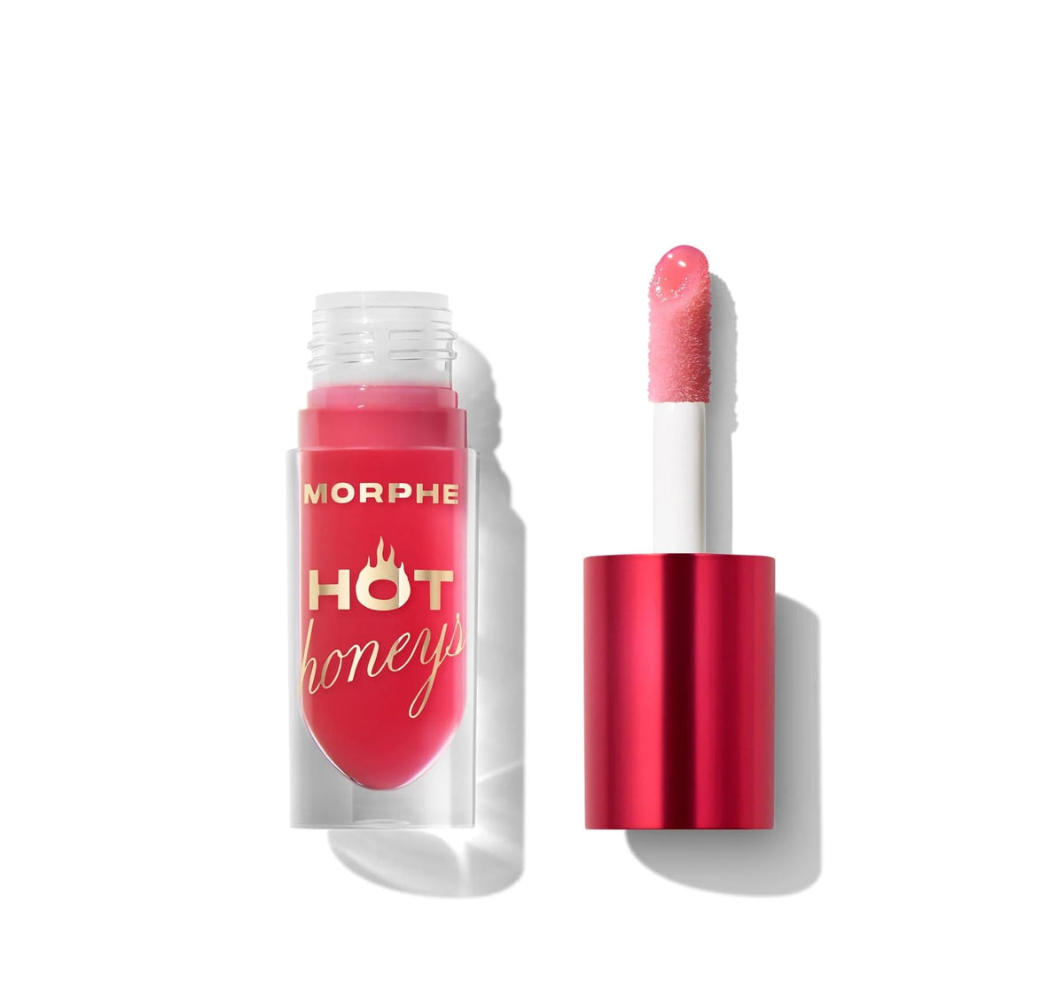 MORPHE front packaging showing Queen Bee lip oil and glossy finish