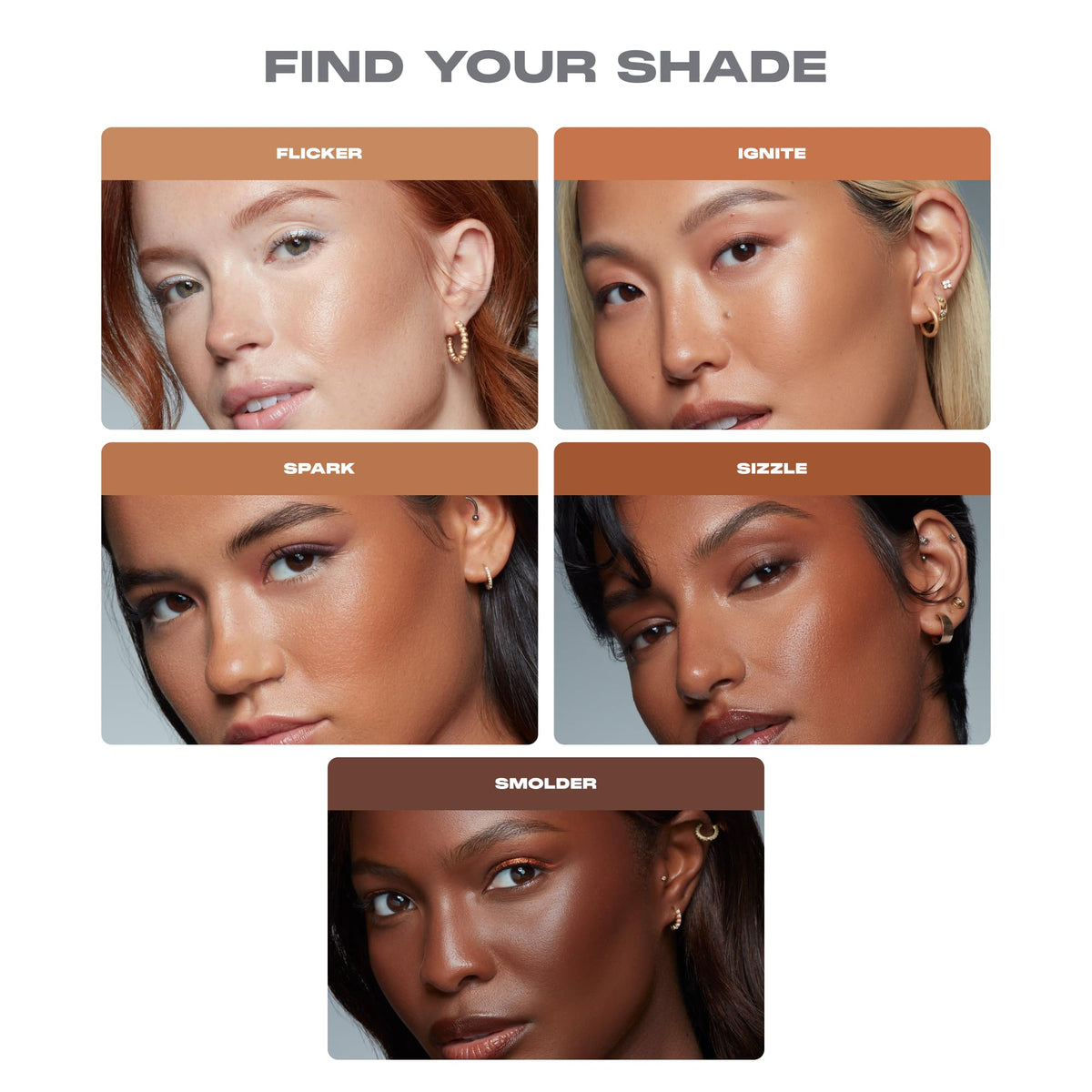 MORPHE bronzer stick being blended with brush for seamless contouring
