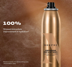 MORPHE travel size comparison showing portability for on-the-go refreshment