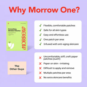Morrow ingredient label showing peptides and hydrating actives clearly
