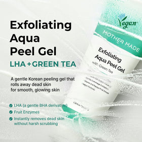 MOTHER MADE open cap and gel texture demonstrating smooth spreadability