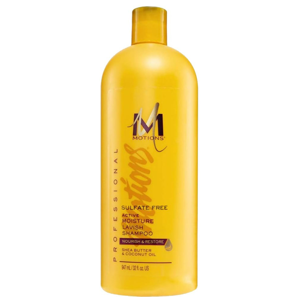 Motions front bottle view showing large 947 ml packaging and benefits