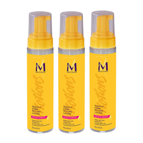 Motions bottle front view showing label and 3-pack benefit